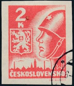 Timbres neuf Bohème Moravie surchargés pour libération Tchécoslovaquie 1945 - Collection